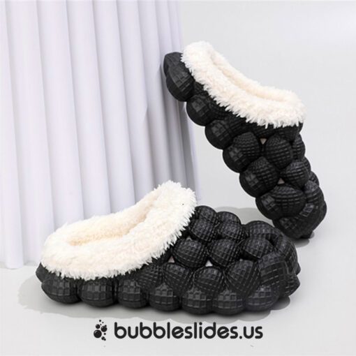 Nero Bubble Slides Winter Warmer Edition