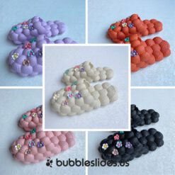 Diseño de flor Bubble Slides