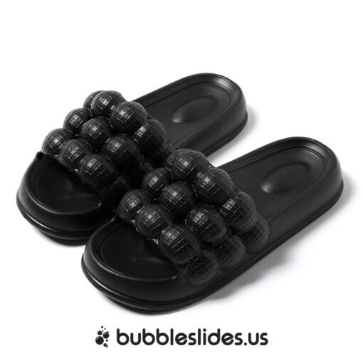 Bubble Slides Salle de Bain Antidérapante Black Edition