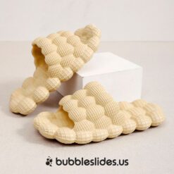 Punta abierta Blanco Bubble Slides