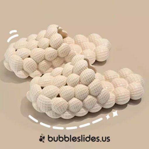 Beige Sabbia Bubble Slides