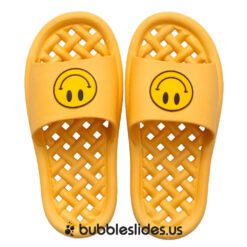 Pantuflas Cara Sonriente Amarilla - Malla Antideslizante