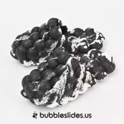 Black Mix White Bubble Slides