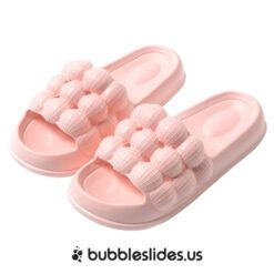 Pink Bubble Slides Bathroom Non-Slip