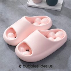 Pink Bubble Slides Massage Ball Non-Slip Edition