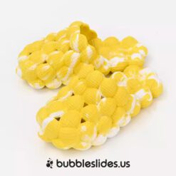 Yellow Mix White Bubble Slides